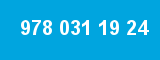 978 031 19 24 978 031 19 24